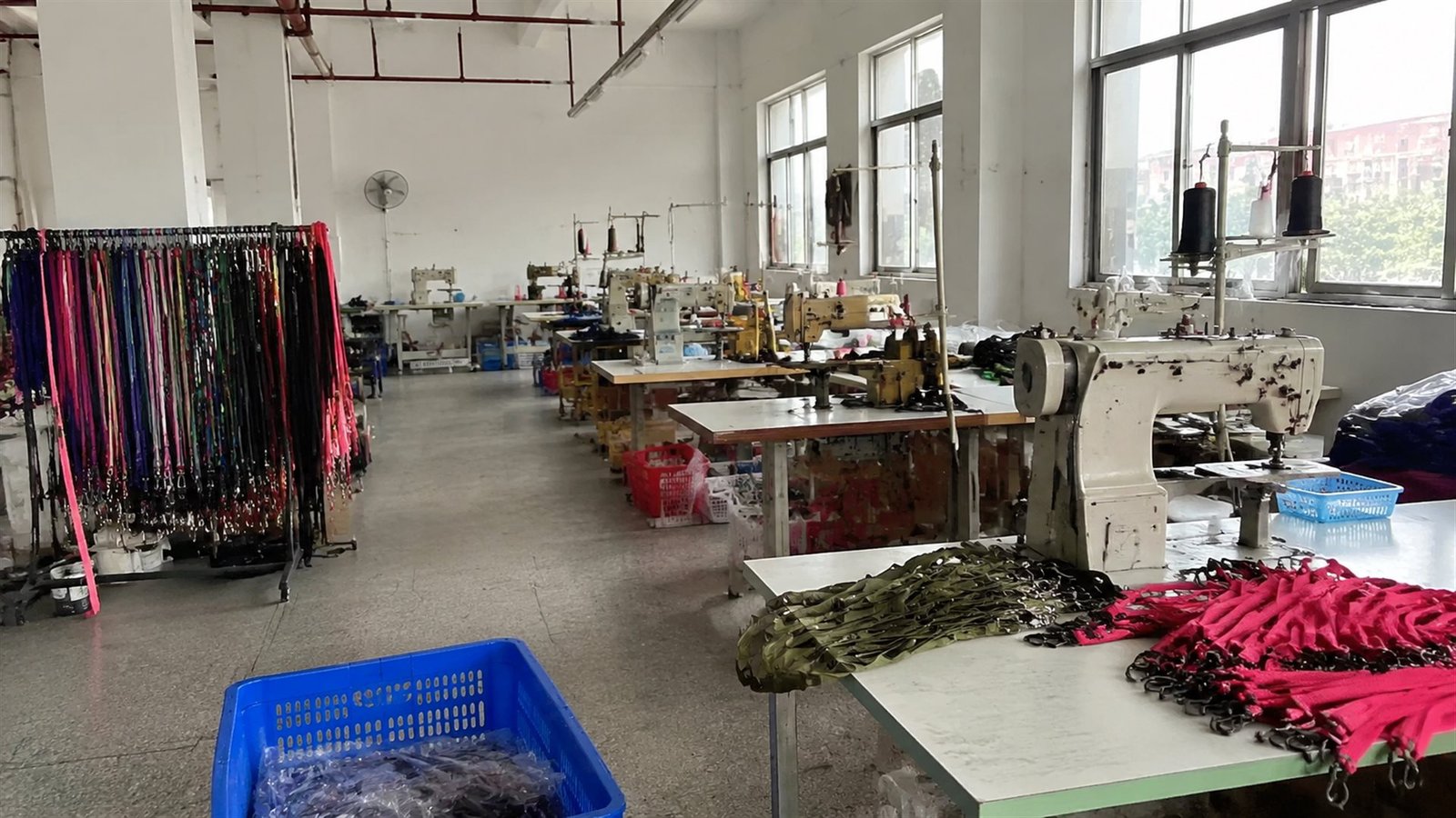 Textile manufacturing facility — BSCI-audited factory with custom OEM, wholesale bulk, and private label production lines