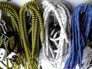 Climbing rope dog leash 6ft — 10mm rope, leather accents, custom OEM, premium hand-feel